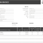 P08-Proforma Invoice, Proforma Invoice Excel Template, Financial Management, Using your money wisely, proforma invoice, proforma invoice excel